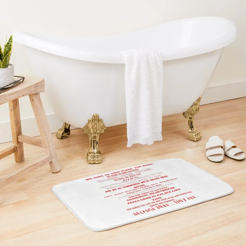 

AMC Theaters Speech Bath Mat Foot Bathroom Sets Of Bathroom Accessories Kitchen Room Carpet Mat