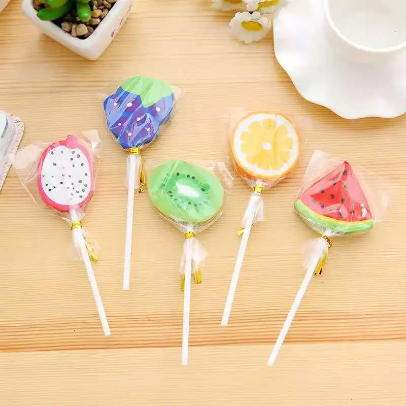 

1pc Novelty Creative Kawaii Fruit Eraser Student Write Paint Stationery Office School Supply Pencil Rubber Kids Party Gifts