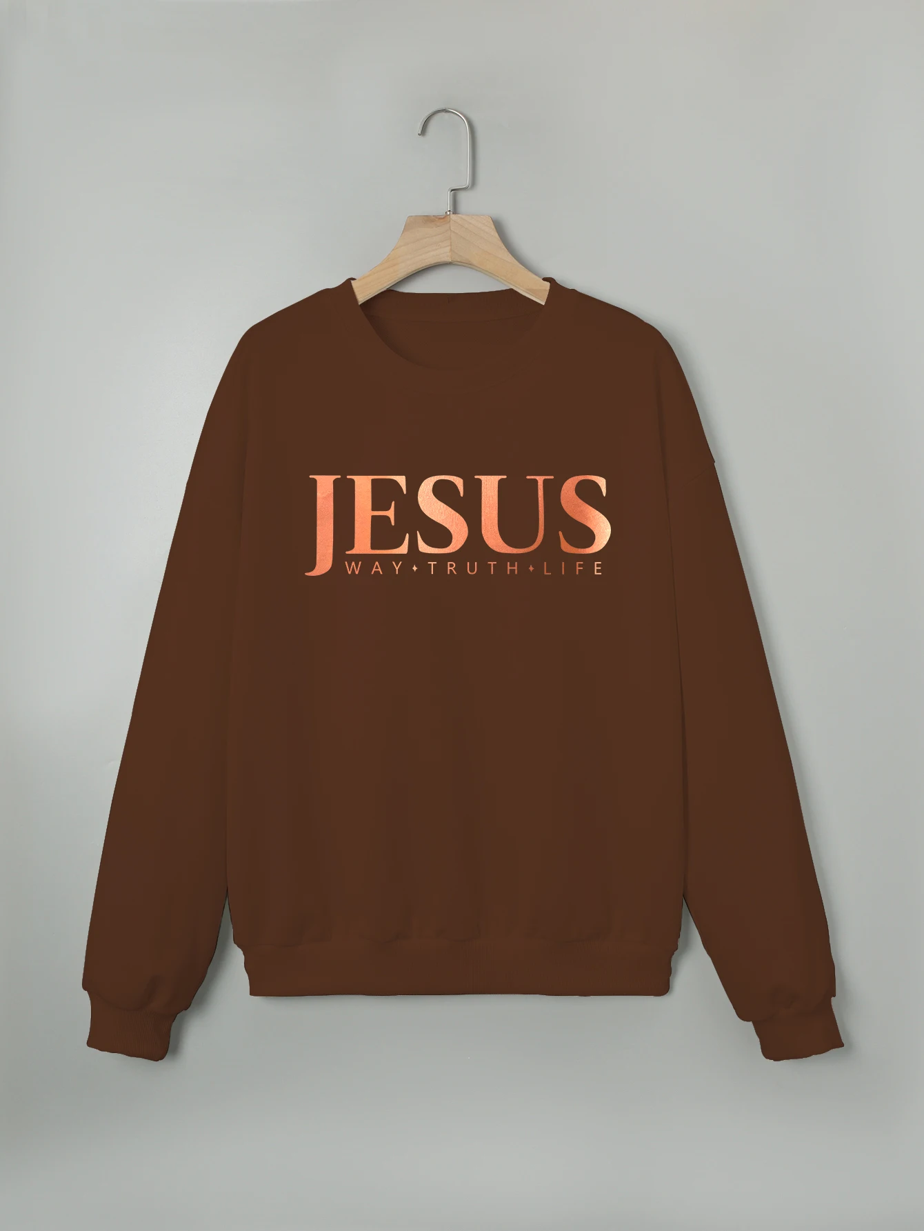 Women's sweatshirts JESUS letter print women clothing cheap clothes Y2K winter clothes women 2024 women's clothing promotion