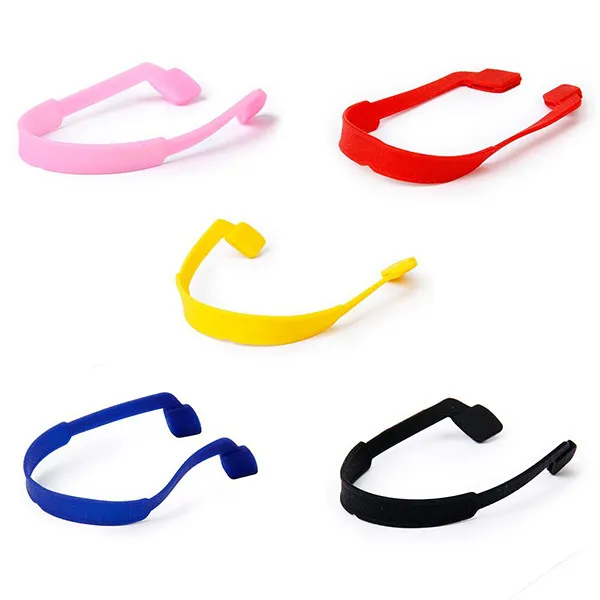Elastic Silicone Anti-Slip Eyeglasses Strap for Adults – 5 Colors, Prevents Slipping During Sports & Outdoor Activities