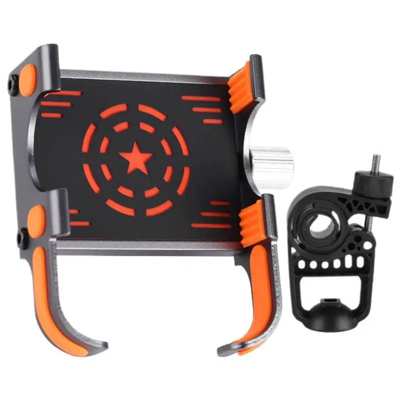 

Phone Holder For Bike Motorcycle Cellphone Mount High-Speed Secure Lock Adjustable Smartphone Cradle 360 Degree Rotation Fit For