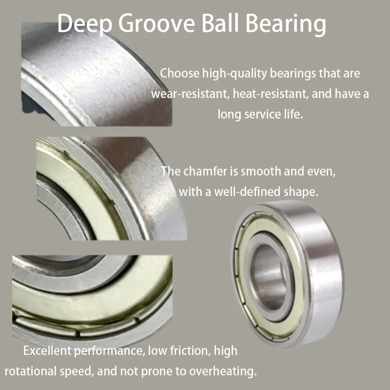 

High precision deep groove ball bearings with multiple specifications 6007 6008 6009 6010 6011 6012 6013 6014 2RS ZZ