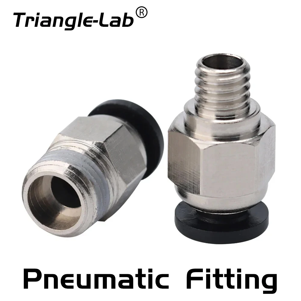 

Пневматический Фиттинг trianglelab G1/8 " / M6 для 3D принтера, 4 мм, bowden, PTFE, трубка PC4, совместим с большинством 3D-принтеров