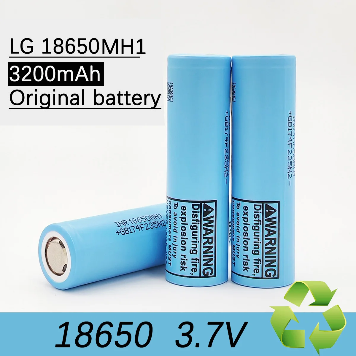 

100% Original 18650 battery 3.7V 3200mAh HM1 18650 Rechargeable battery high-current For Flashlight batteries for 18650 Battery
