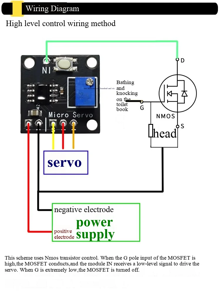 Einstellbare Winkel-Servo-Ansteuerplatine, Servo-Steuermodul, SG90-Servo-Ansteuerungsschaltung, PWM-Trawler – Detail 5