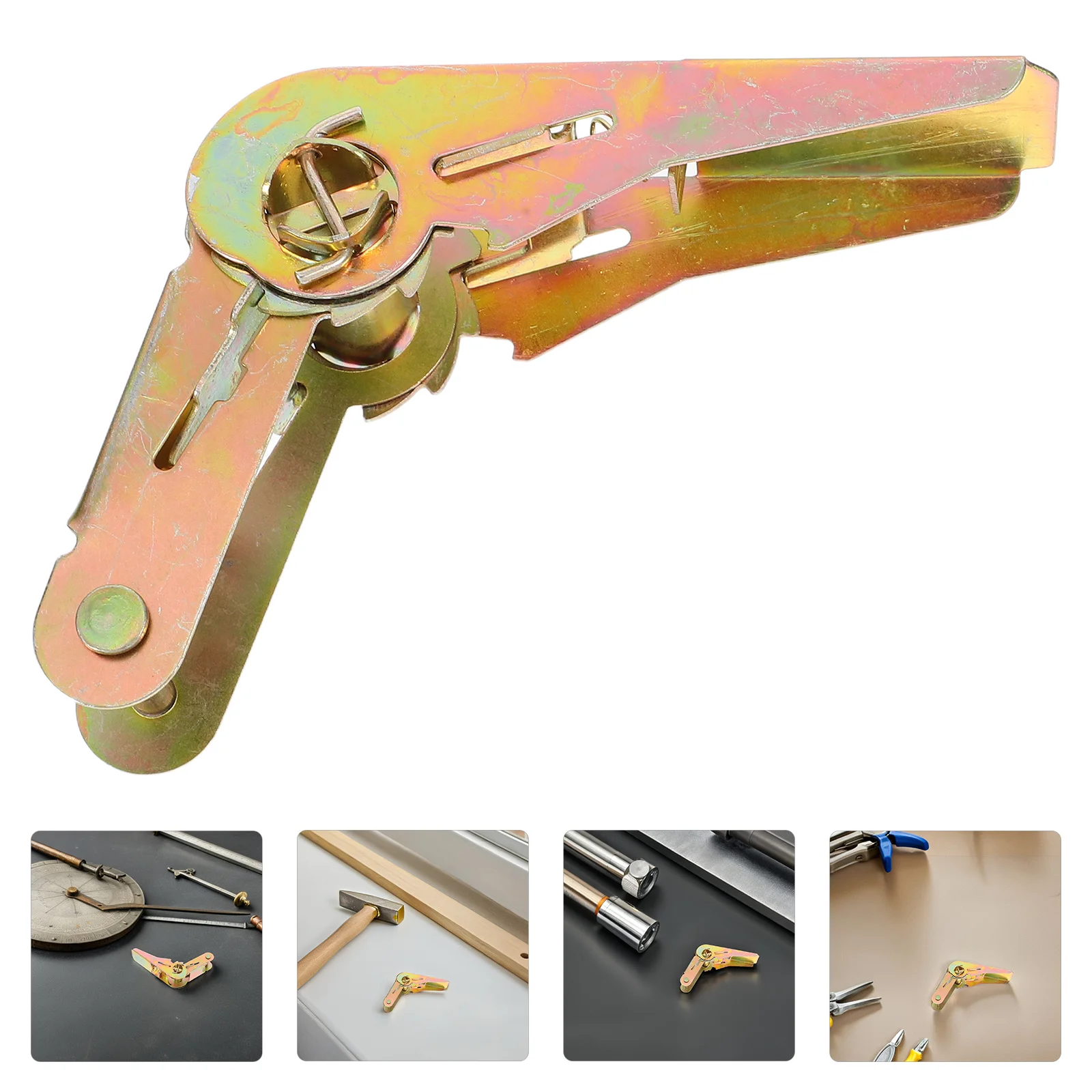 

4pcs Heavy Duty Ratchet Strap Buckle Strong Tension Tie Down Fastener Precision Design Sturdy Wear Resistant Compact Portable