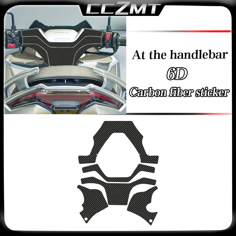 For CFMOTO 150SC 150 SC SC150 150sc 2024 Fuel tank sticker body protection film 6D carbon fiber sticker modification accessories - Image 2