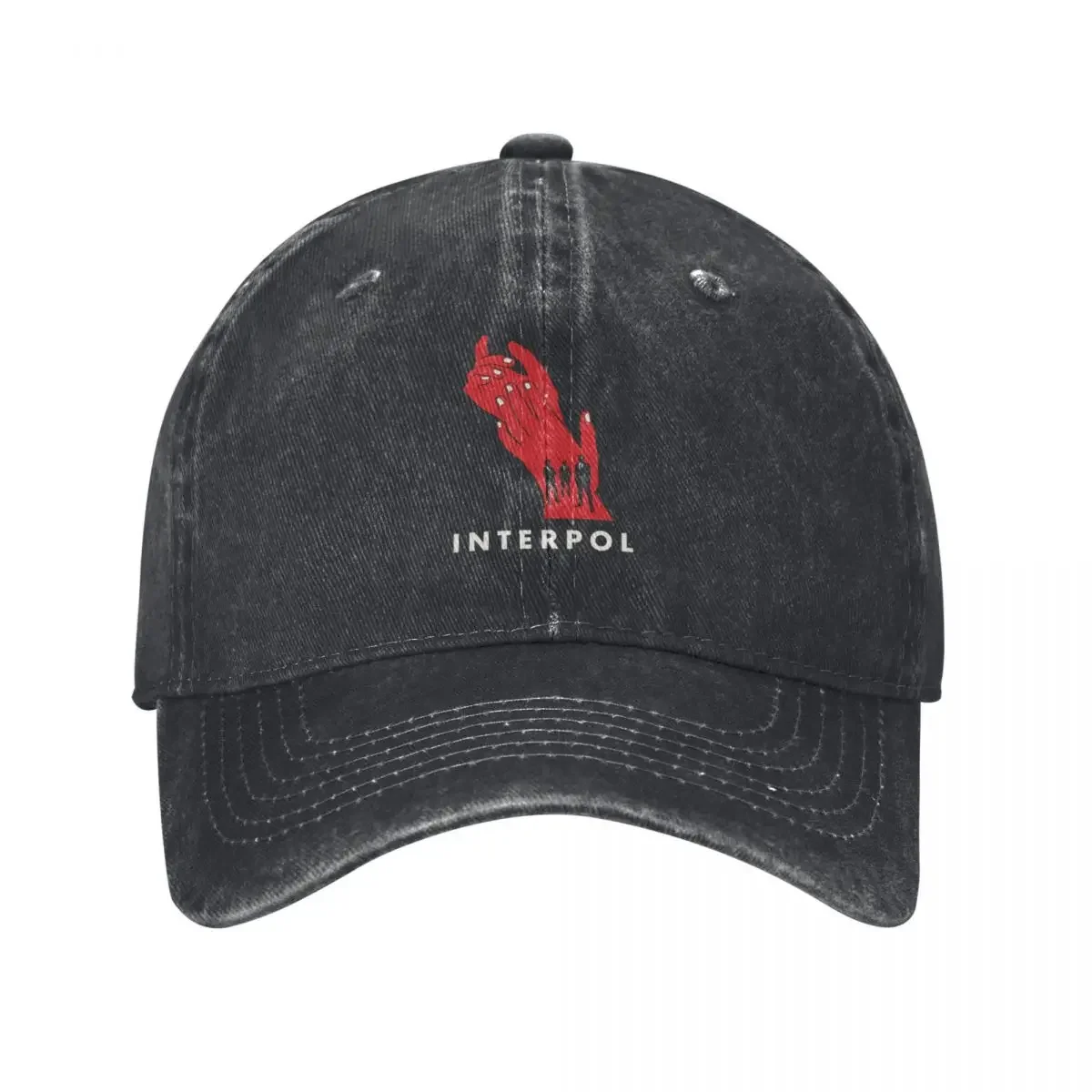 

Interpol hands red Baseball Cap summer hat Beach Outing Women Hats Men's