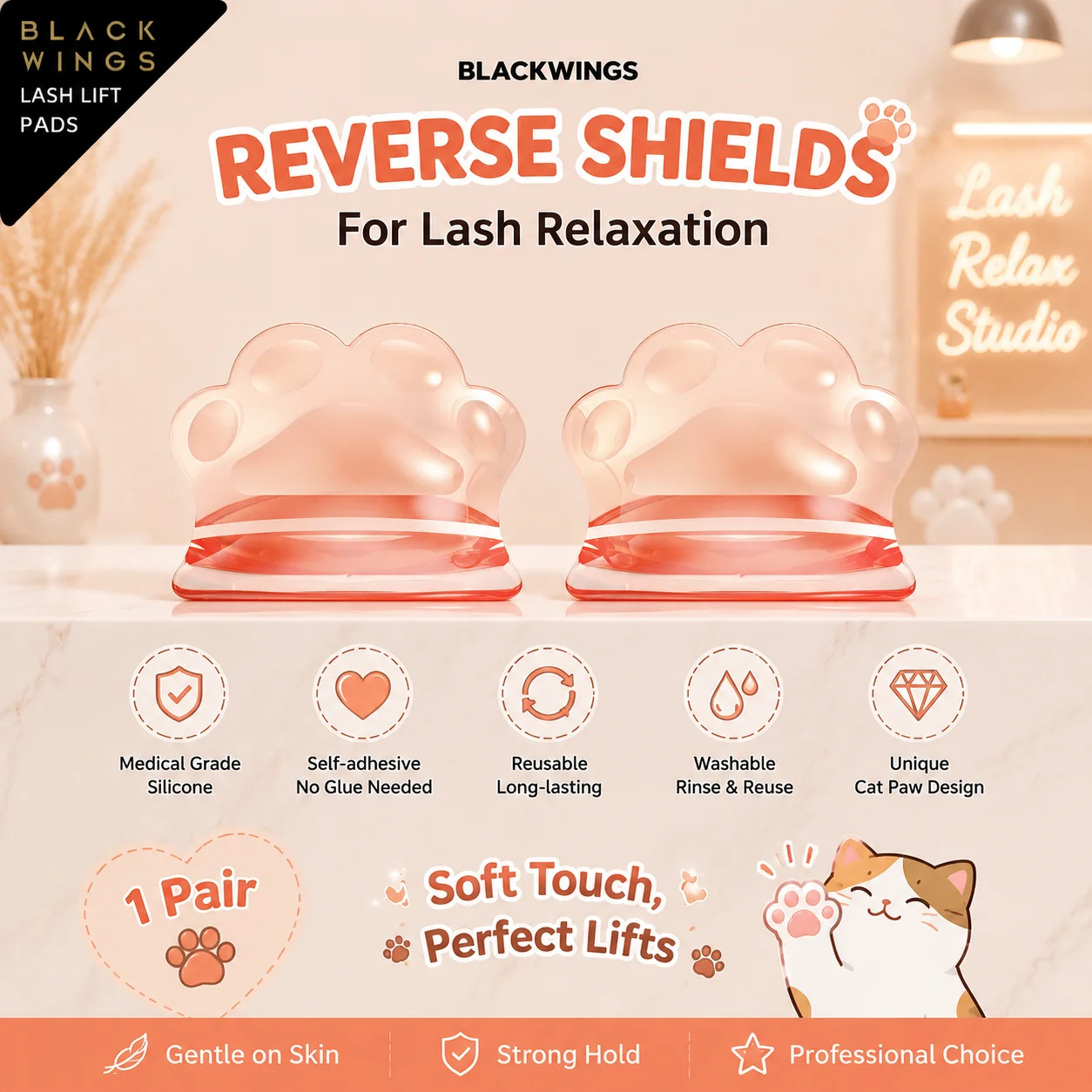 Reverse Shields Eyelash Perming Curler Lift Pads Eyelash Perm Pads Rods For LashLift Silicone For Eyelashes Makeup Beauty Too