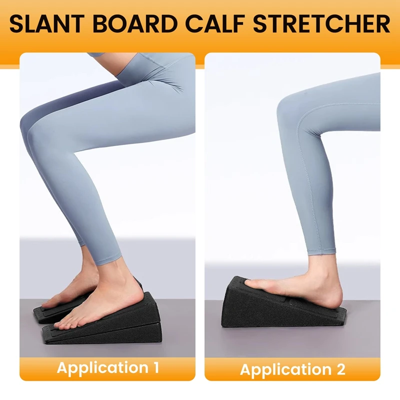 B93B-Slant Board Calf Stretcher,3 Pcs Foot Stretcher Incline Board For Plantar Fasciitis Physical Therapy Equipment