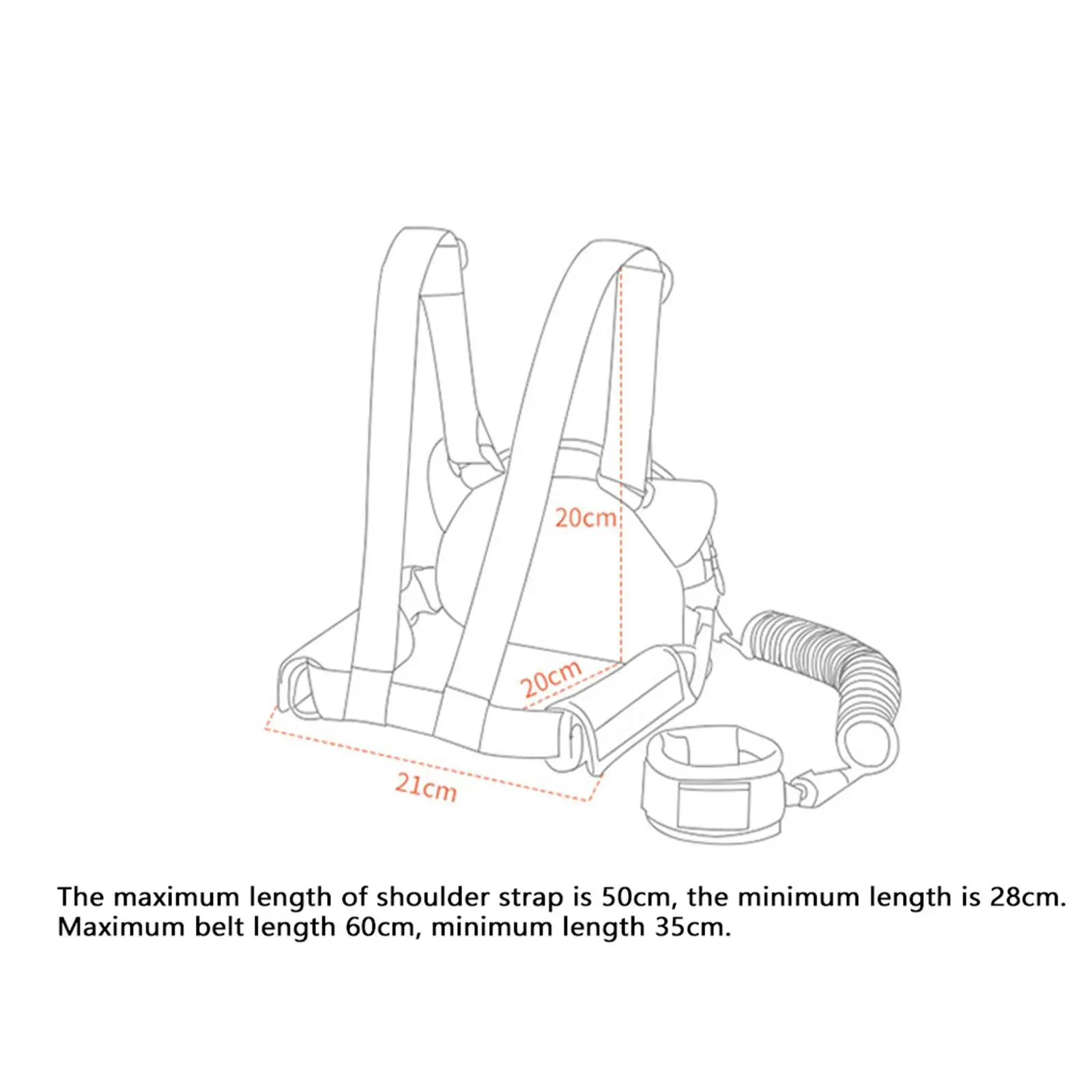 Anti-Lost Artifact Belt Traction Rope Anti Belt Baby Harness Backpack Child Anti-Lost Backpack for Outdoor Walking - view 3