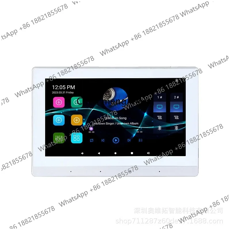 

7-дюймовый Android 11 плеер для фоновой музыки, домашний кинотеатр, потолочная акустика, управление музыкой