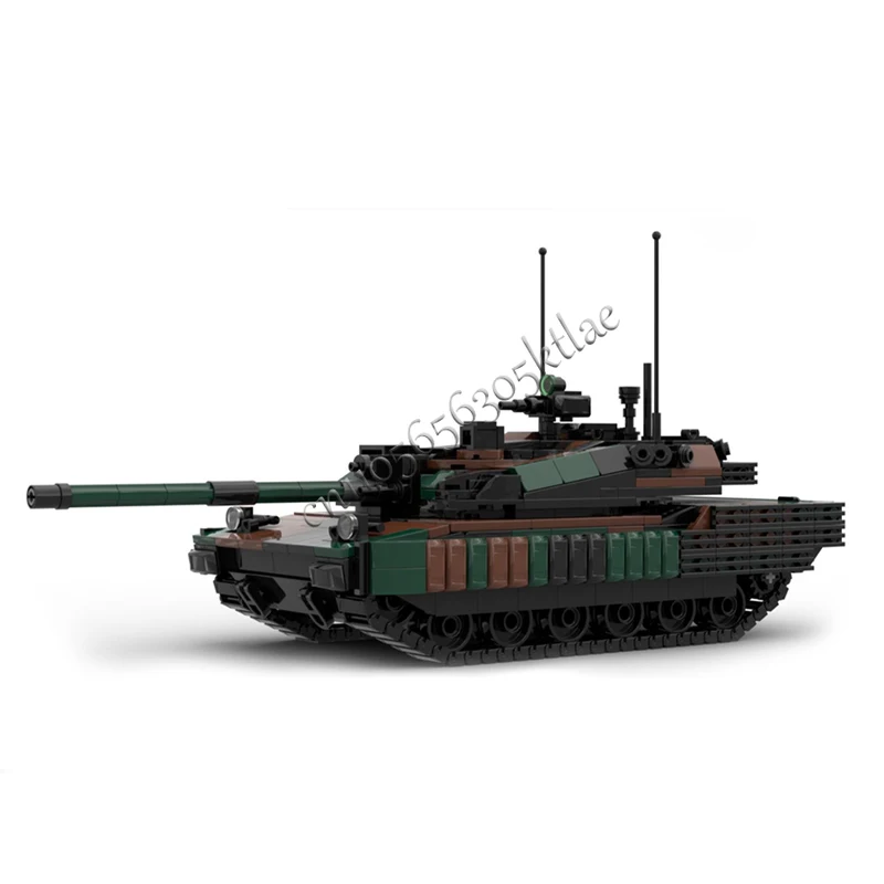 1031 Elementów MOC Personalizowany Model Czołgu Głównego Czwartej Generacji Serii Battle, Zrób To Sam, Edukacyjny, Kreatywny Zestaw Zabawek dla Dzieci, Prezent na Boże Narodzenie