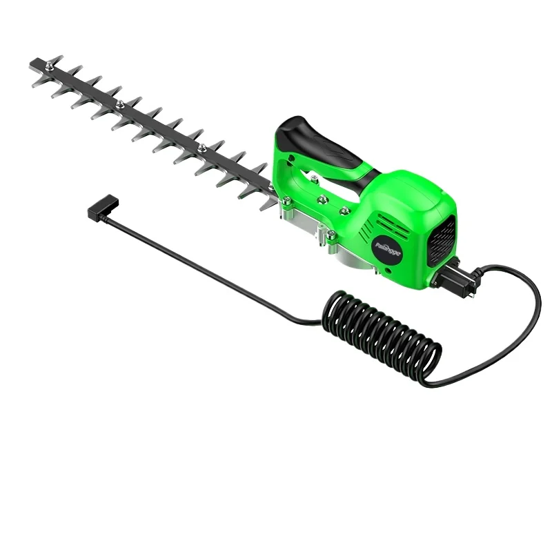 

Электрический триммер для живой изгороди Мощные беспроводные одноручные портативные зеленые ножницы для живой изгороди