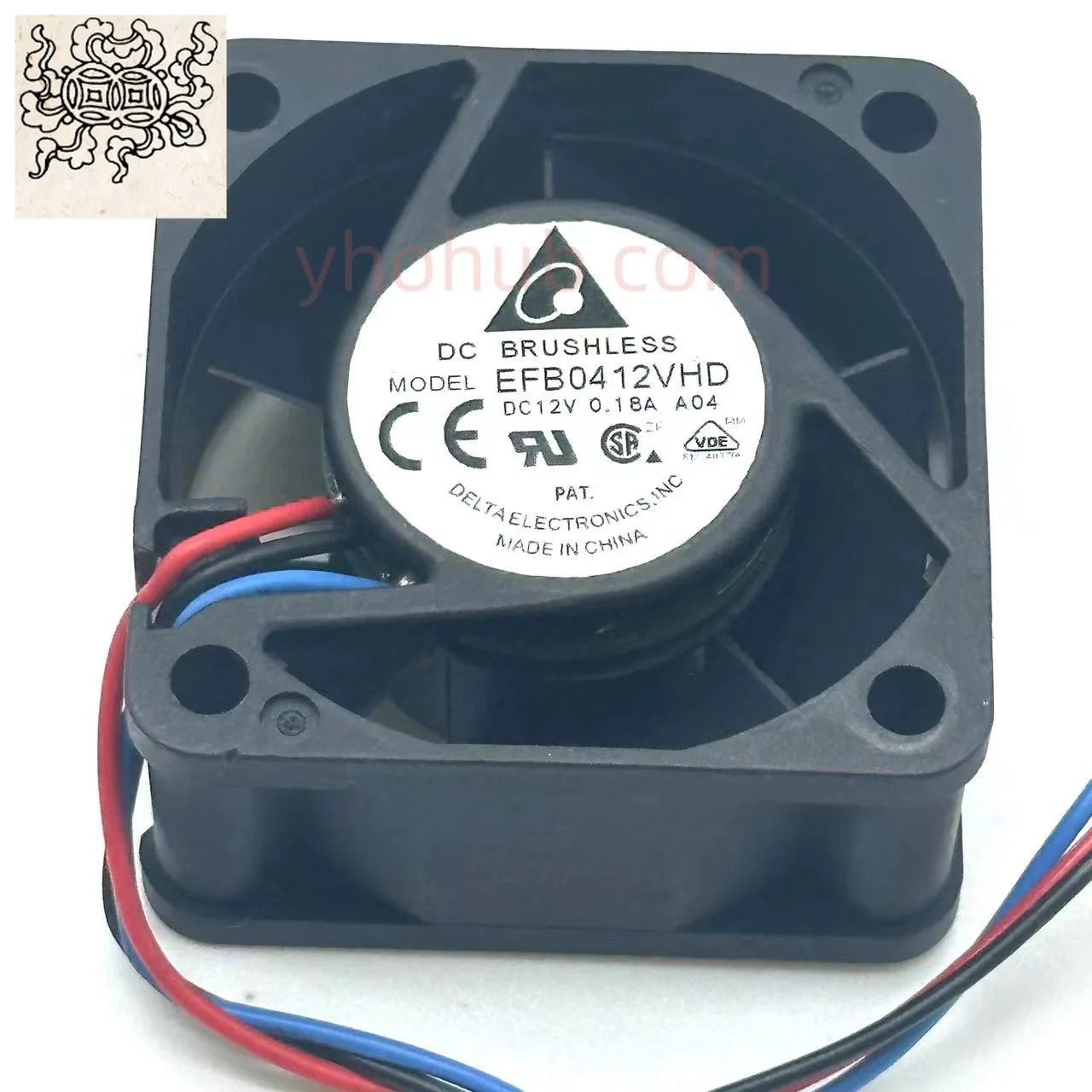 

Ltsf For Delta Electronics EFB0412VHD A04 DC 12V 0.18A 40x40x20mm 3-Wire Server Cooling Fan
