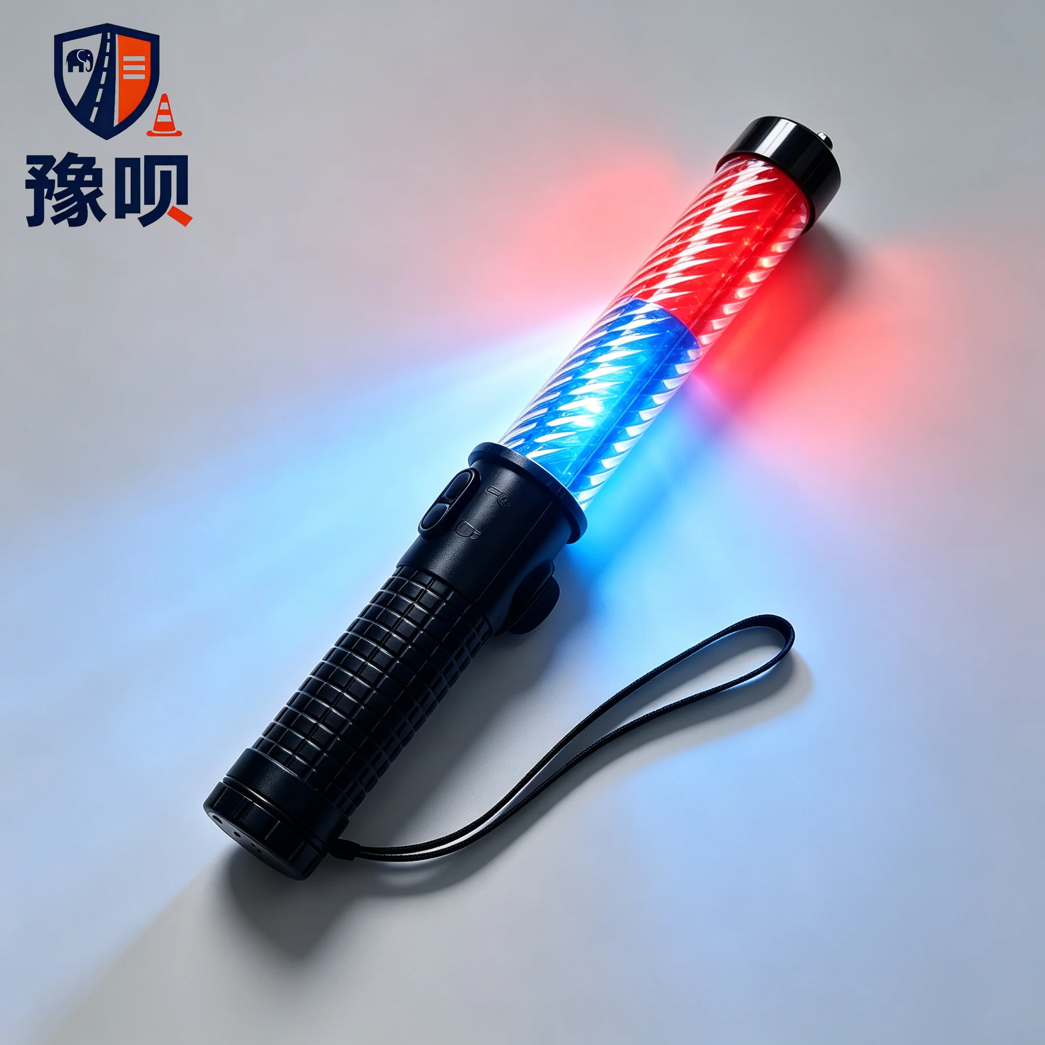 30cm Traffic Light Baton Concert Light Stick Side Clip Design Signal Traffic Wand LED Warning Lamp 3 Flashing Modes
