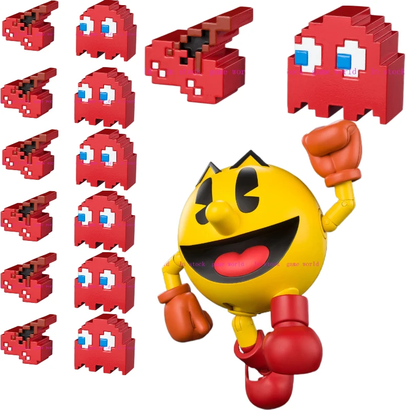 متوفر في المخزون بانداي S.H.Figuarts Pac-Man PAC-MAN لعبة شخصيات الحركة نموذج لعبة مجموعة هدية #2