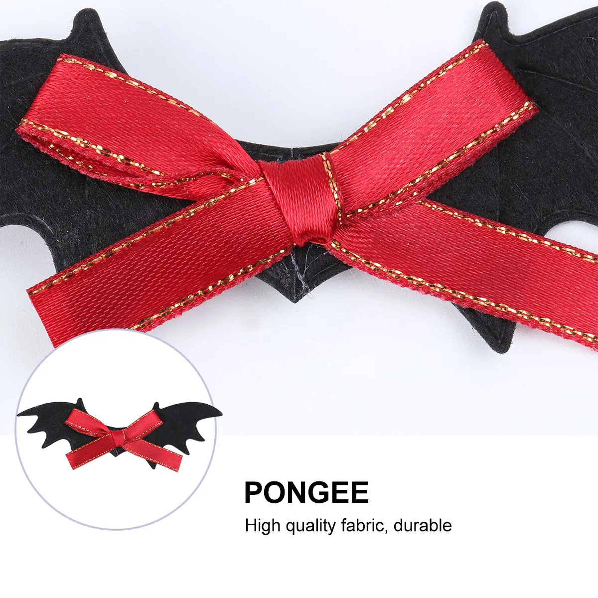 

2Pcs Wing Hairpins Plastic Bobby Pins for Girls Halloween Party Accessories Gothic Bowknot Hair Decorations