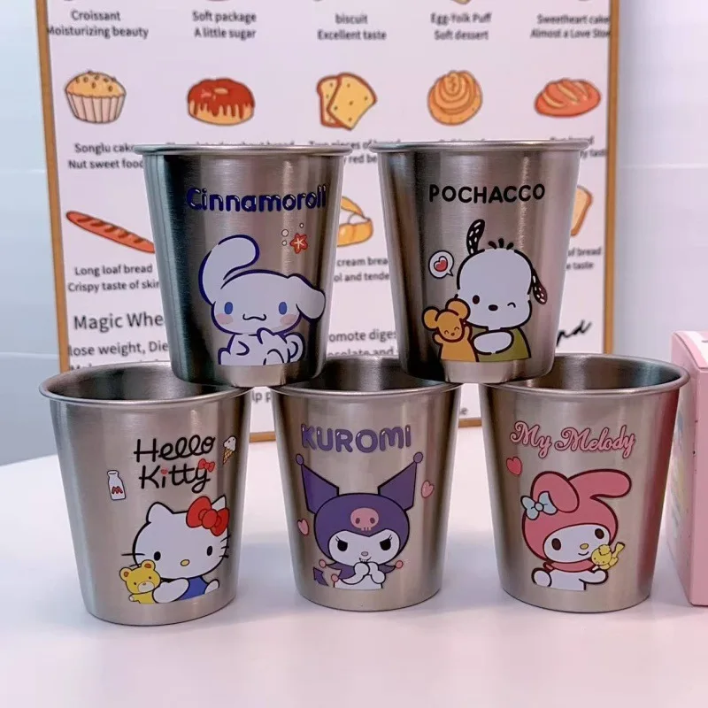 

Cartoon 304 Stainless Steel Water Cup Household Drinking Cup Small Cup Mouth Cup, Water Cup A Birthday Gift for My Girlfriend