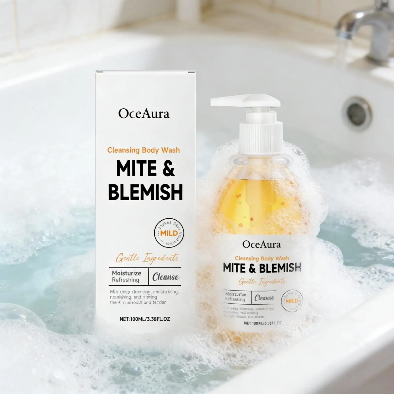 

Гель для душа OceAura с салициловой кислотой: устраняет кожные несовершенства, против клещей, контроль жирности, увлажняющий, с алоэ.