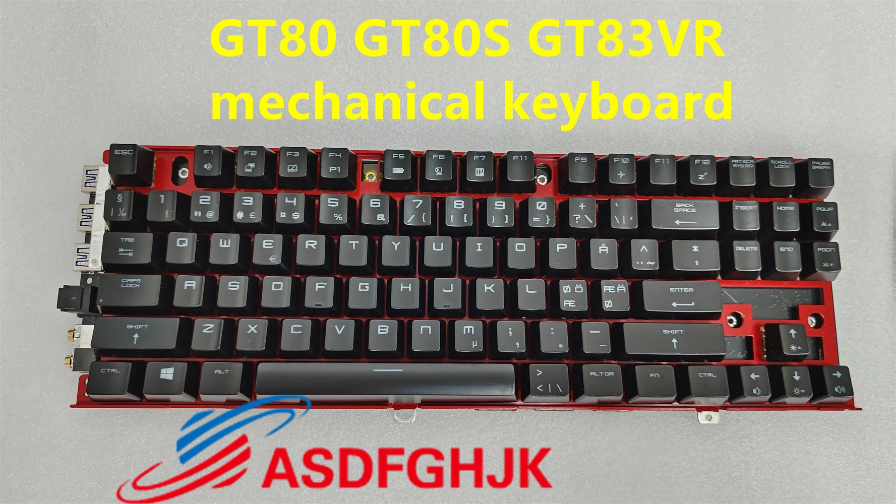 

Original for MSI GT80 GT80S GT83VR MS-1811 MS-1812 MS-1814 MS-1815 laptop mechanical keyboard test Ok shipped