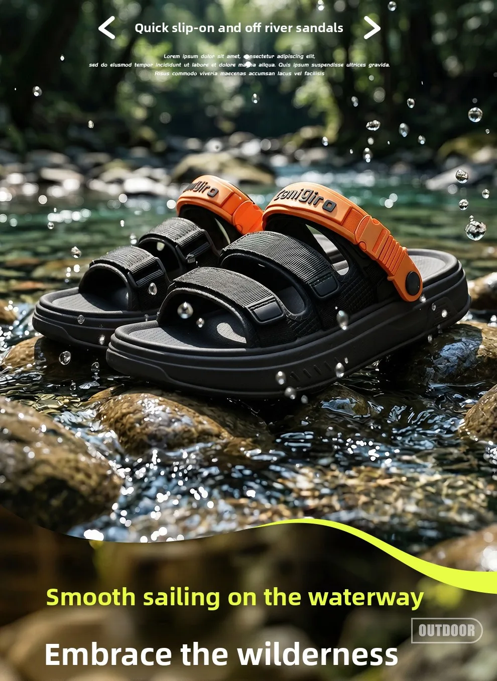 2026 Bequeme Herren-Sandalen Sommer Leichte Lässige Outdoor-Strand-Urlaubspantoffeln Modische Atmungsaktive Schuhe Größe 40-45 – Detail 4