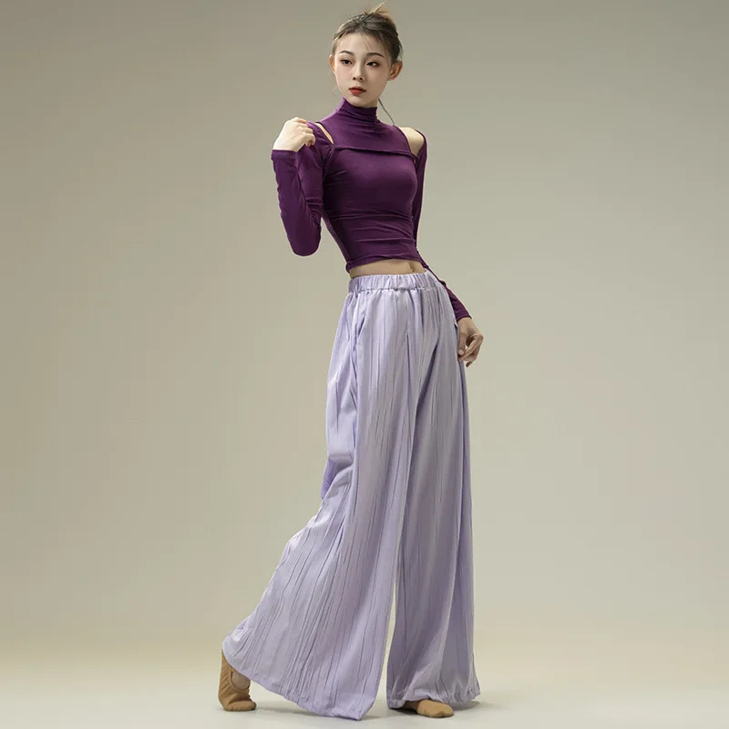 Dance training clothes two-piece suit new dance clothes classical basic training clothes loose top yoga