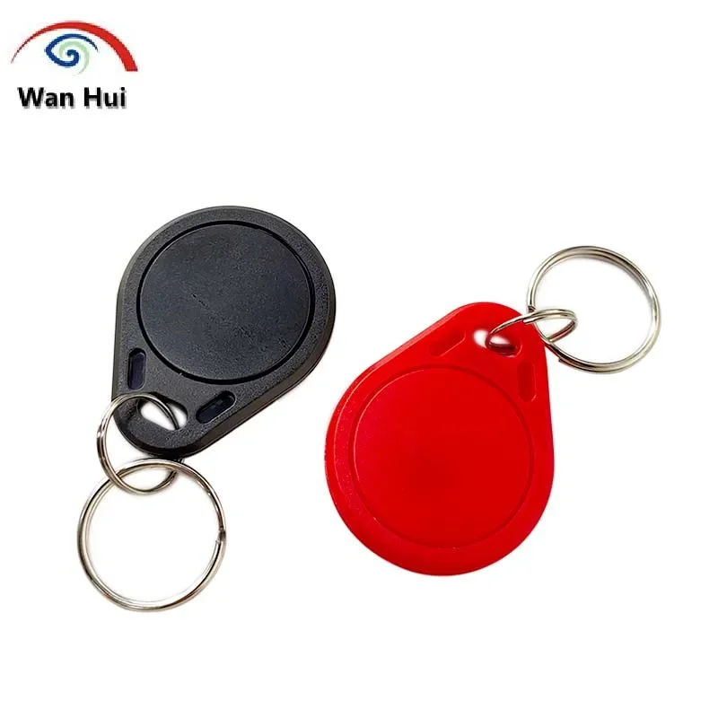 10Pcs UID IC Card NFC Tag 13.56 MHz RFID Keychains HF for S50 Block 0 Rewritable Copy Blank NFC метка llavero porte clé