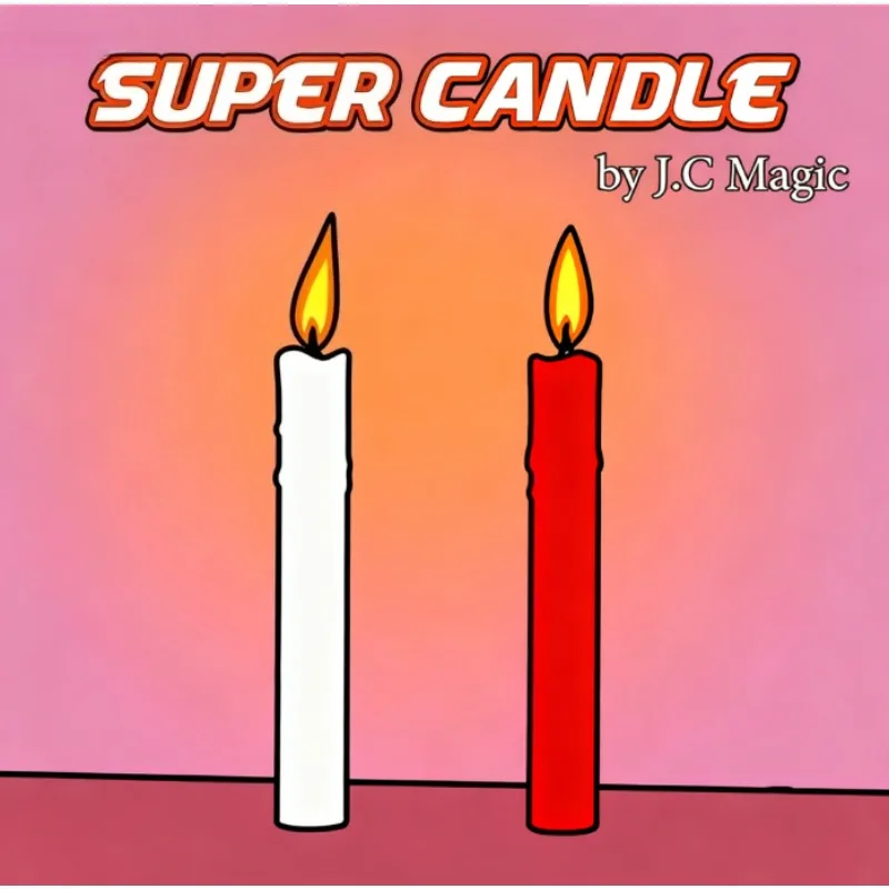 Remote Control Magic Candle, Auto Candle 4.0 Rechargeable Super Candle for Stage Show, Close-up Magic Tricks and Mentalism Acts
