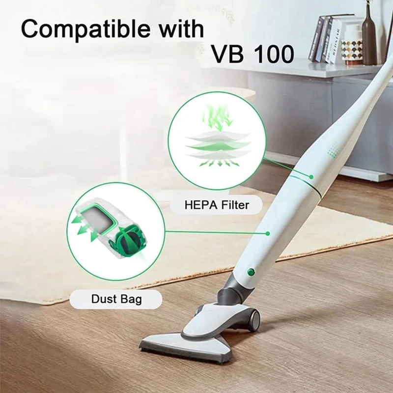 Replacement Parts Dust Bag For Vorwerk Kobold VB100 VB 100 FP100 FP 100 Cordless Vacuum Cleaner Accessories