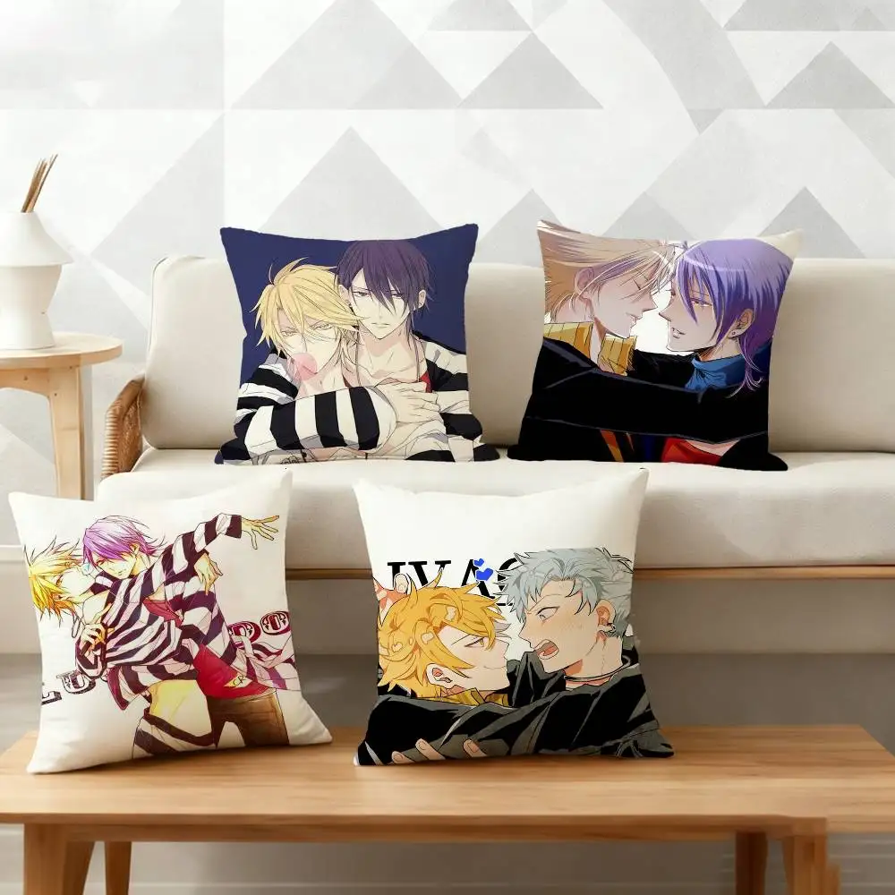 

L-Lucky Dog Pillow Case Pattern Printed Pillowcase For Living Room Sofa Cushion Cover