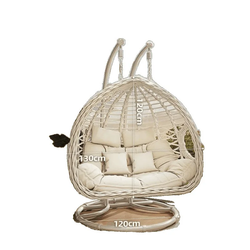 

Outdoor, swing, hanging basket chair, courtyard, double, home, balcony, indoor Internet celebrity bird's nest