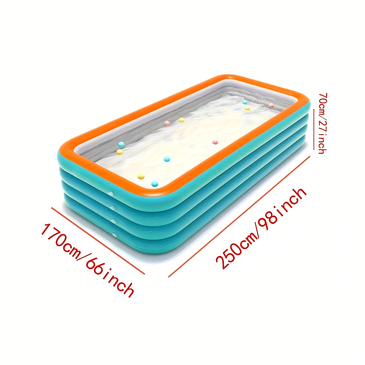 حمام سباحة قابل للنفخ في الهواء الطلق حوض استحمام PVC حديقة سميكة حمام سباحة للبالغين والأطفال الصيف حفلة مائية حديقة الفناء الخلفي