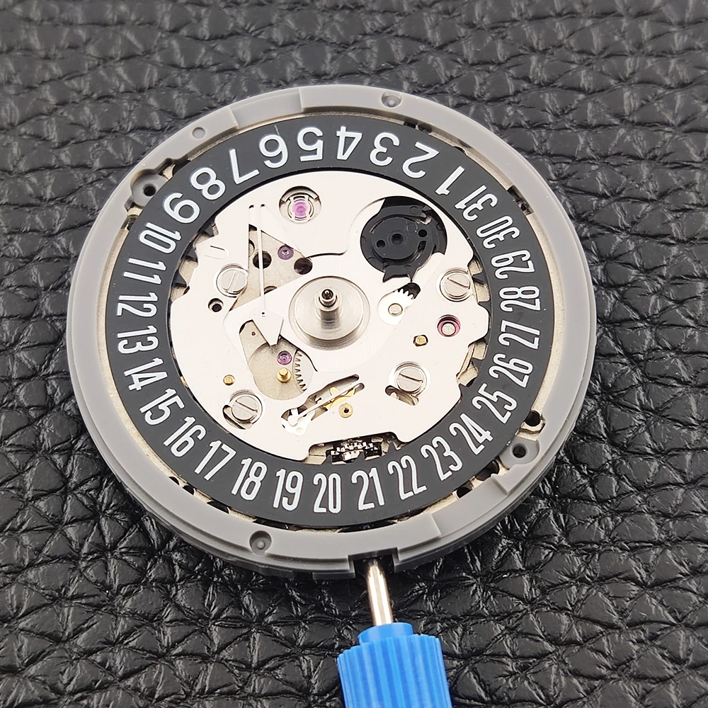 

Механизм часов nh35, механизм 6, оригинальный японский механический механизм NH35, одинарный черный календарь, аксессуары для часов