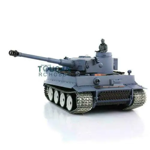 รถถังบังคับวิทยุ Heng long TK7.0 Tiger I RC Tank 3818 ของสหรัฐอเมริกา สเกล 1/16 พร้อมระบบดีดกลับกระบอกปืน รางโลหะ ล้อ และรีโมทคอนโทรล Panzer TH17244-SMT8