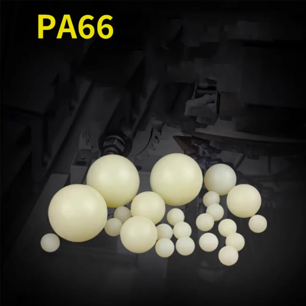 PA66 Nylon Plastic Balls Dia 2mm~150mm High Precision Solid Round Beads 2/2.381/2.5/3/3.175/3.5/4/4.5/4.673/5 ~ 150mm 1-100Pcs