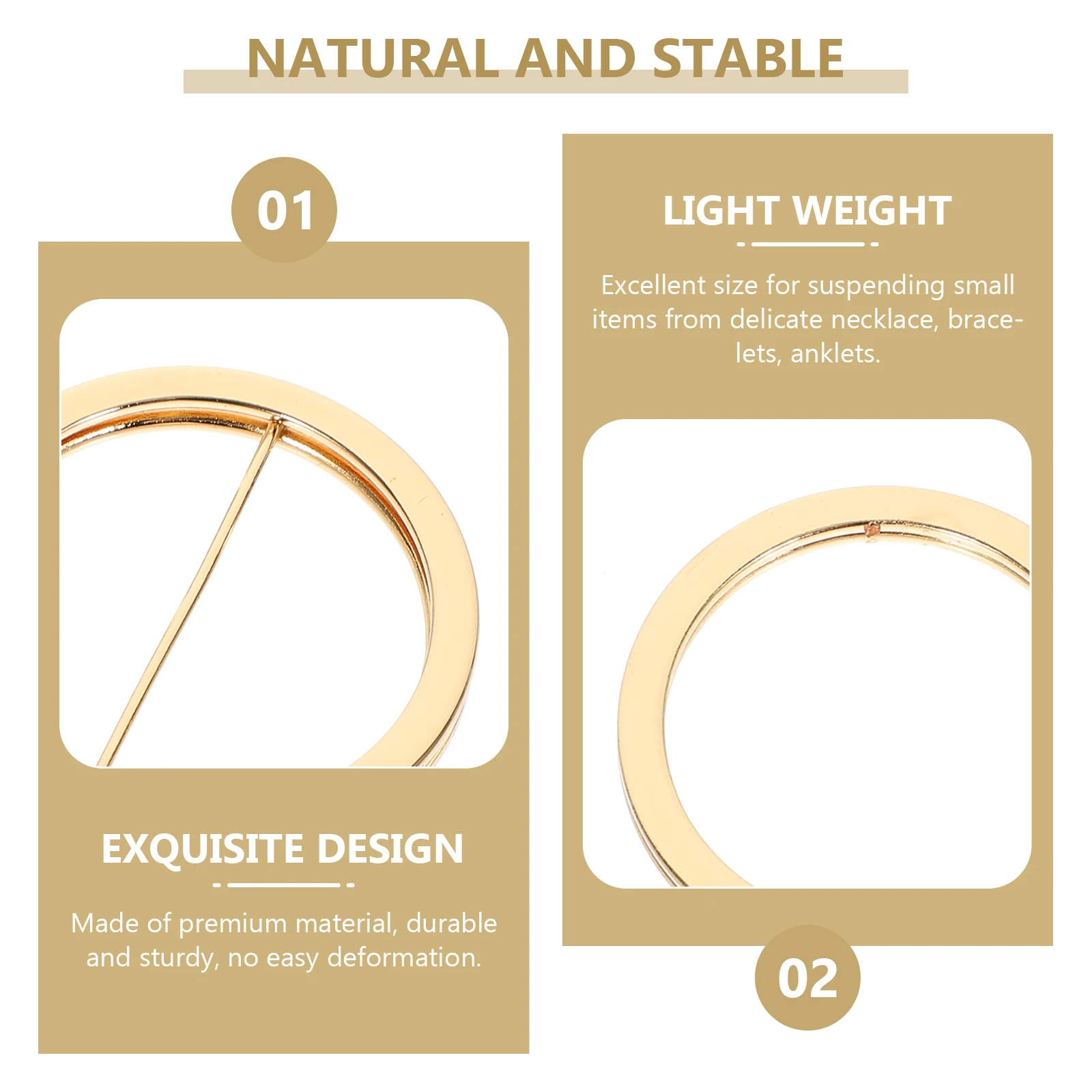 

20 Pcs Ring Holder Metal Circle Pendants DIY Alloy Chain Key Chain Connection Ring Making Supplies Jewelry Accessories
