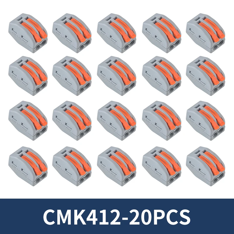 10/20 stuks Quick Push-in hendel draadconnector splitsen compacte terminal 2 3 4 5 poorten snelle en stabiele verbinding eenvoudige installatie