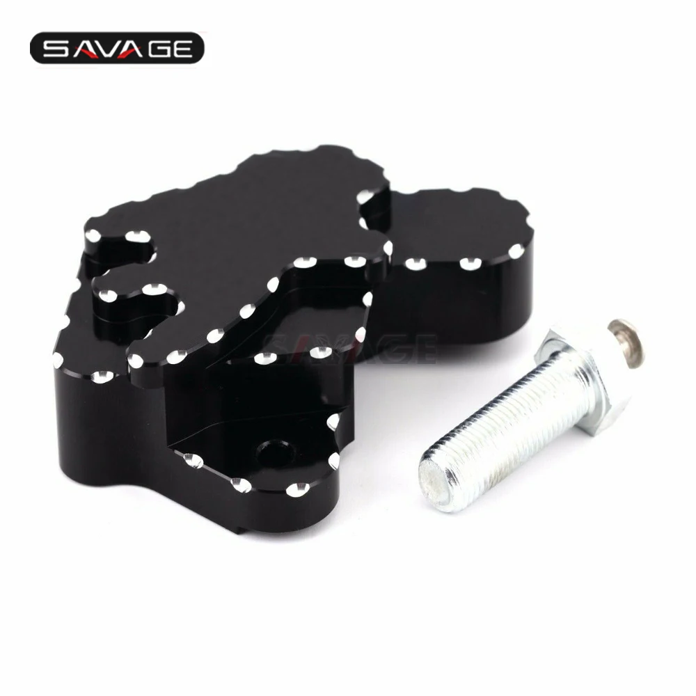 Kickstand Switch Bolt Cover For SUZUKI Hayabusa GSX 1300R 1999-2020 Black 3D Engraved Ball Cut GSX1300R Motorcycle Accessories