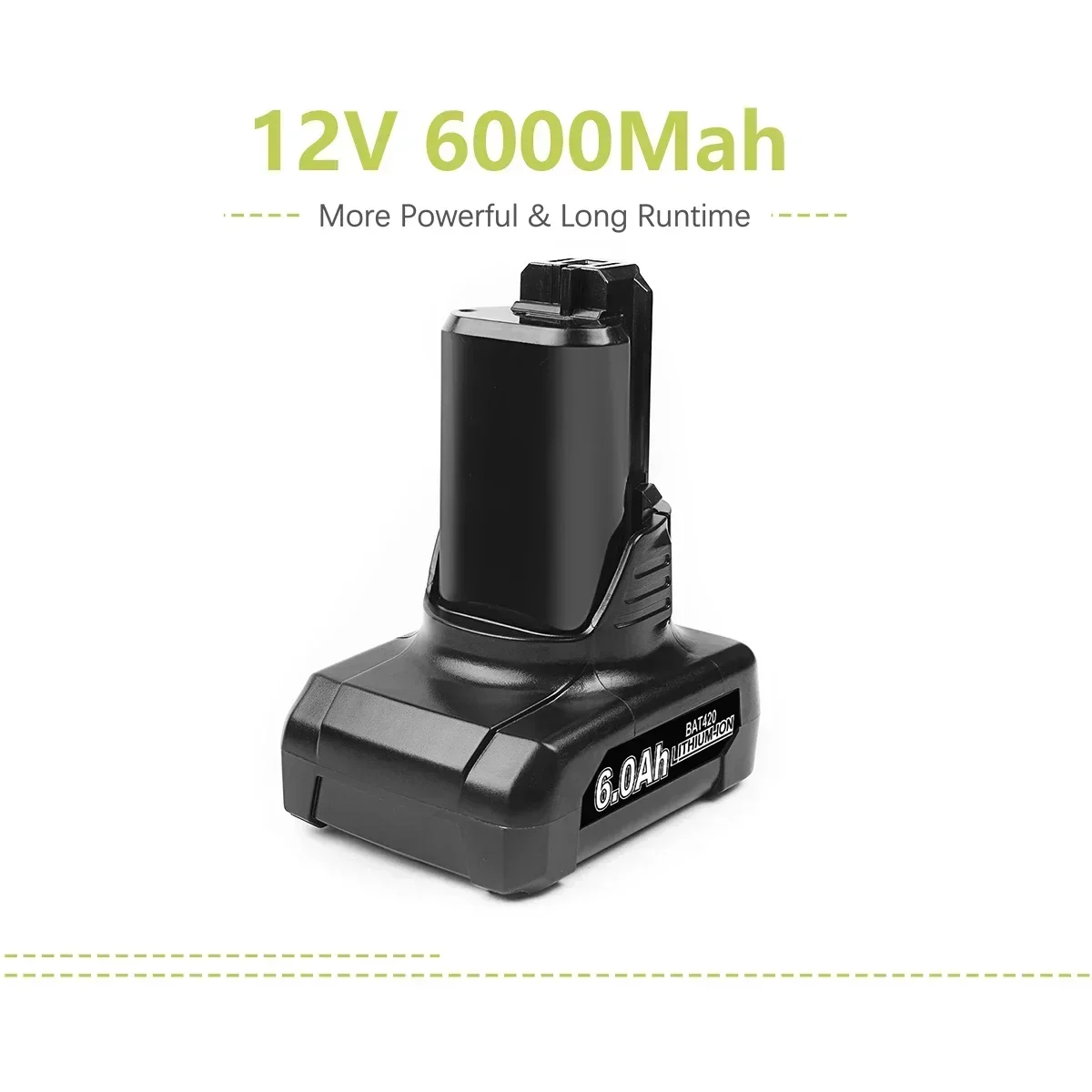 For Bosch Battery BAT420 Rechargeable 12V/3.0Ah/6.0Ah Li-ion Battery For Bosch BAT411 BAT412A BAT413A Power Tool Battery