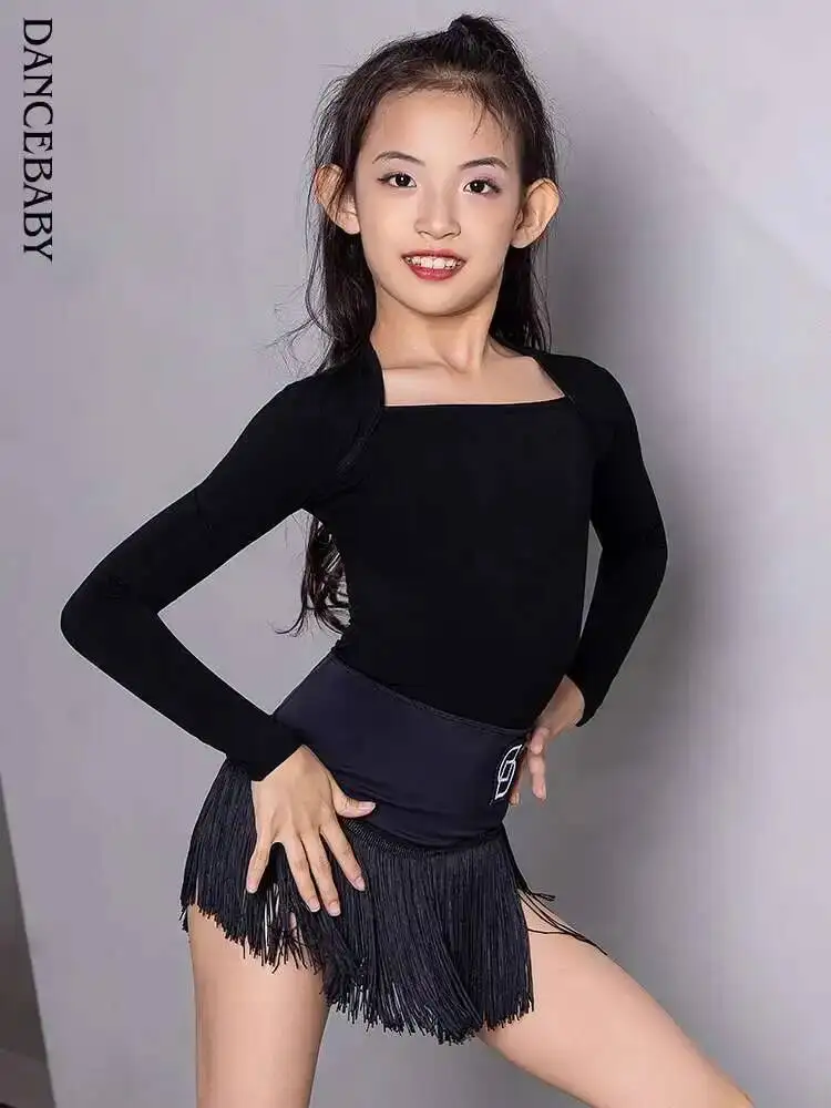 

Униформа для соревнований по латинским танцам для латинских танцев, набор для продвинутых выступлений, набор для соревнований, платье для латинских танцев