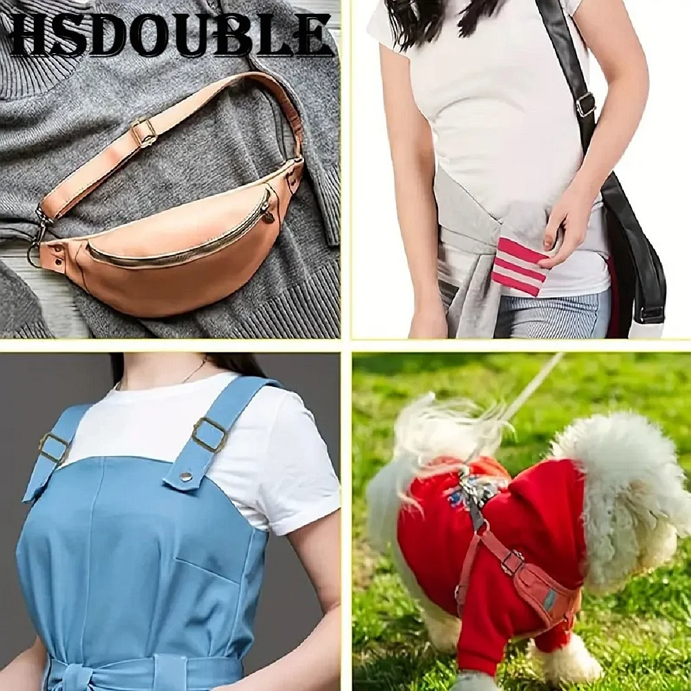 10/50/100Pcs Metal Slides Tri-Glides Wire-Formed Roller Pin Buckles Slider Adjuster Bag Strap Accessories 10/12/15/20/25/32/38mm