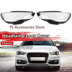 Pair Front Headlamp Cover Headlight Shell Transparent Lampshade Lens For Audi A3 2013 2014 2015 2016 Headlamp Shell 8V0941003