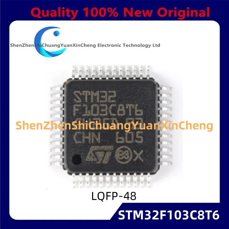 5-10 قطعة جديد الأصلي STM32F103C8T6 STM32F103 LQFP48 رقاقة 32 بت متحكم MCU