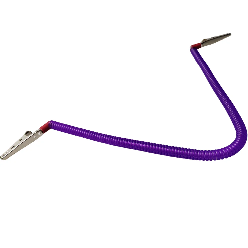 Stainless Steel Dental Bib Clip - for Improved Hygiene & Patient Comfort in Clinic, with Spring Rope