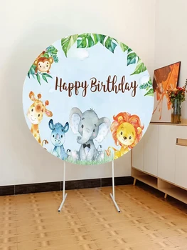 Metal Background Cover Stand Round Heightened Iron Arch Balloon Stand Birthday Party Baby…