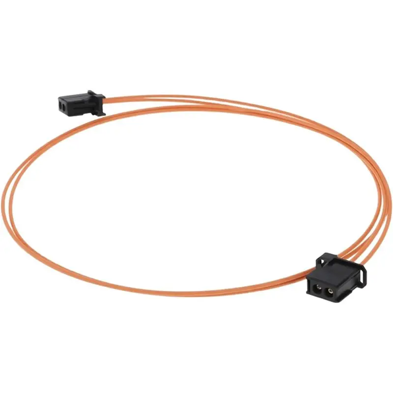 Reliable-MOST 120CM Optical Fiber Cable Connectors Male-To-Male For BMW Mercedes Etc