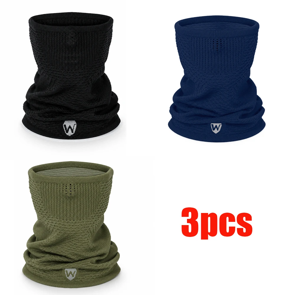 1pc/2pcs/3pcs Winter Warm Ademend Fietsmasker Sjaal Unisex Naadloos Elastisch Half Gezichtsmasker Buitensporten Hardlopen Skimasker