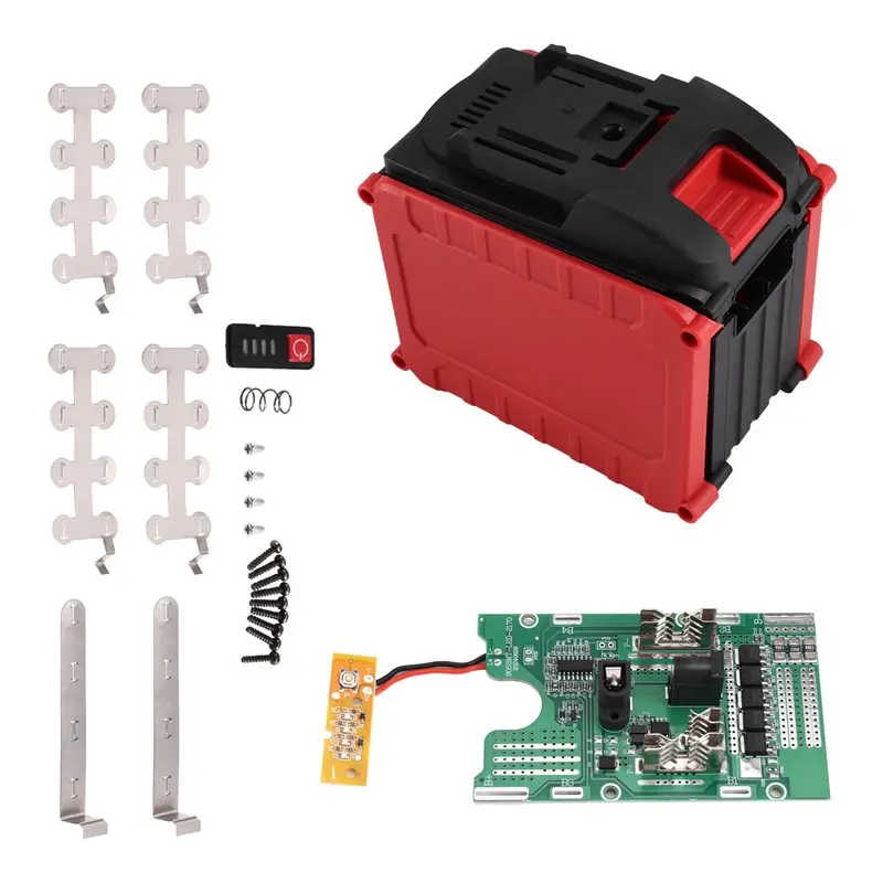 ASMA-For BMS PCB Board For 21700 Li Battery Case For DIY Shell Box With Charging Protection Can Install 20 Battery