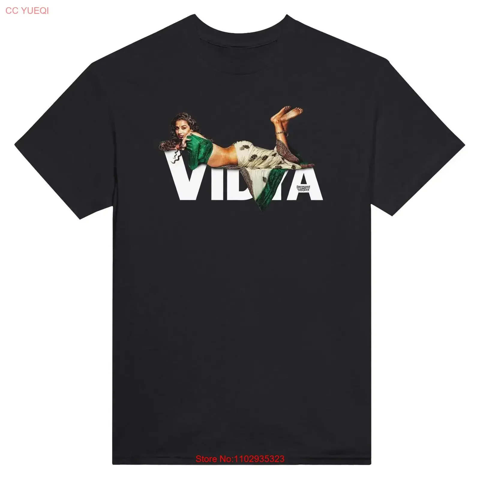 Camiseta masculina The Vidya Balan 'Lazy Afternoon' vintage lavada ligeiramente esticada unissex casual roupas de grife gráfico